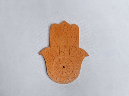 Podstawka Dłoń Pomarańczowe Słońce