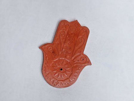 Podstawka Dłoń Czerwone Słońce