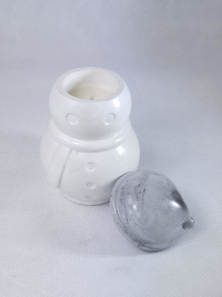 Świeca Bałwanek w Czapce